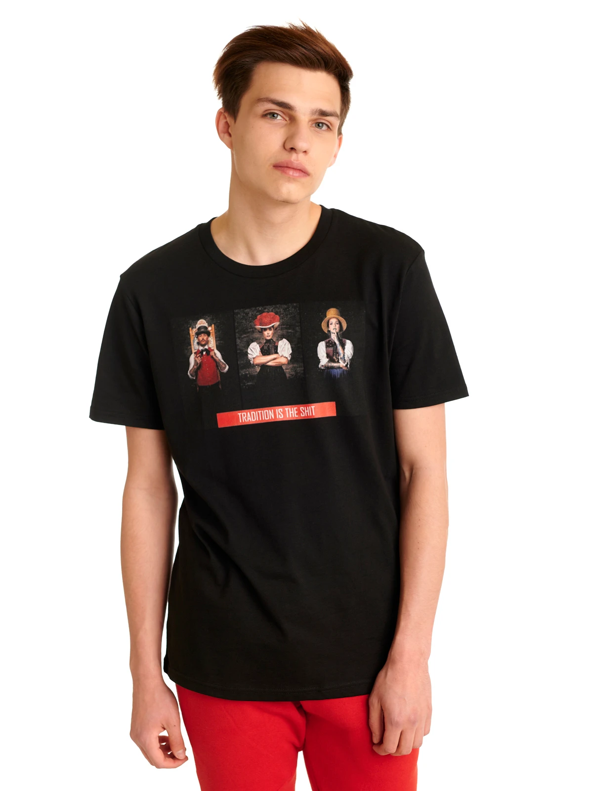 Artwood T.I.T.S. Tradition Is Herren T-Shirt Schwarz – Bild 5