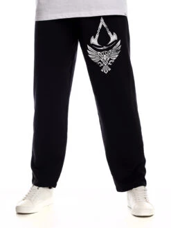 Assassins Creed Valhalla Raven & Symbol Herren Jogginghose Schwarz
