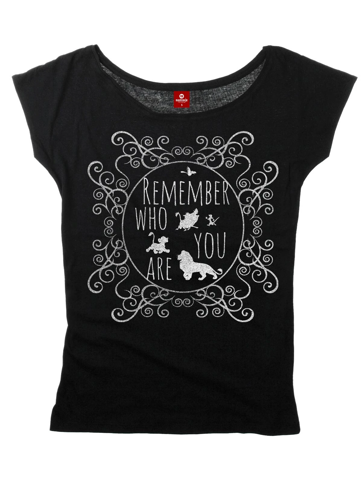 König Der Löwen Remember Who You Are Damen Loose-Shirt Schwarz – Bild 6