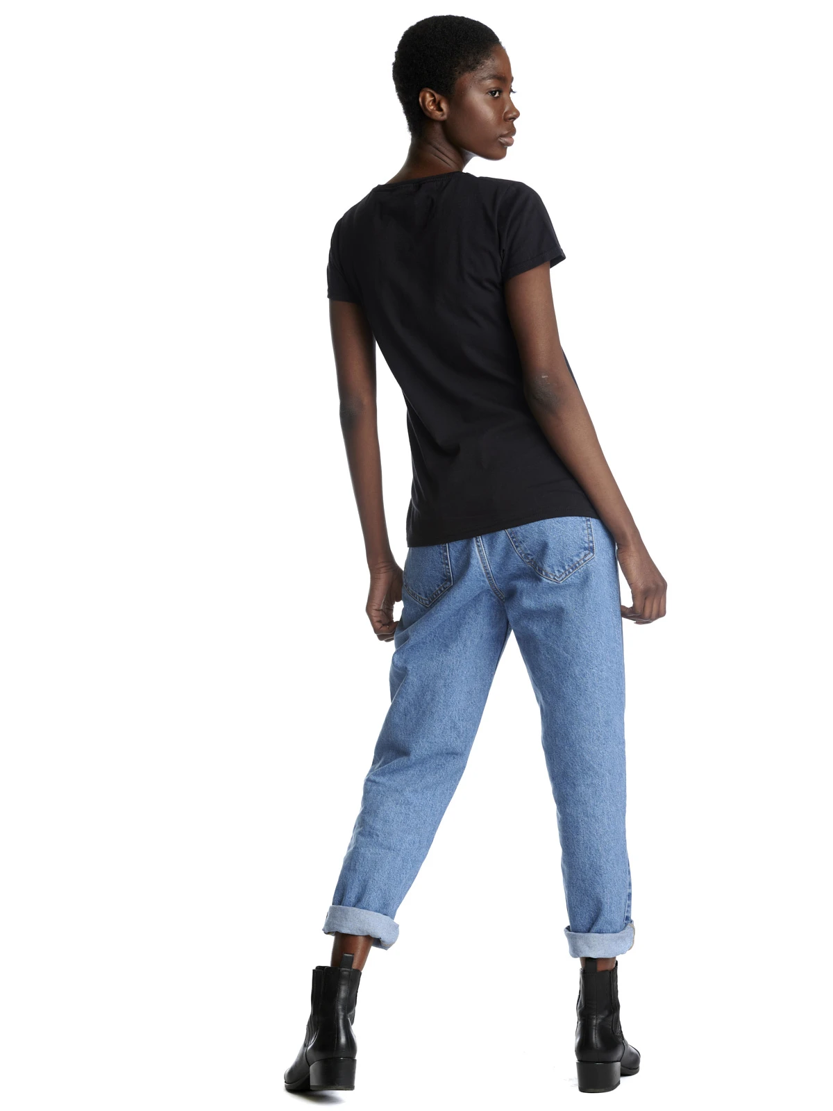 JAWS Der Weisse Hai Swim Damen T-Shirt Schwarz - Image 2