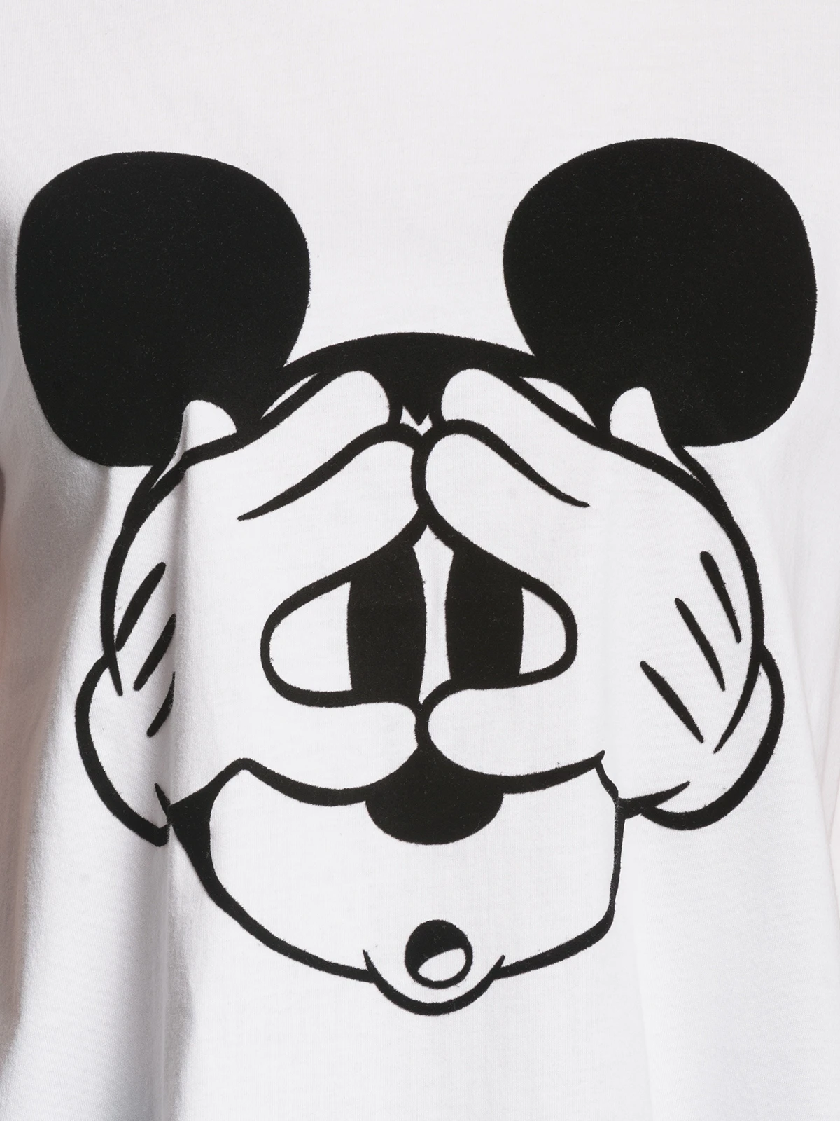 Disney Mickey Mouse Hey Mickey Damen T-Shirt Weiss – Bild 4