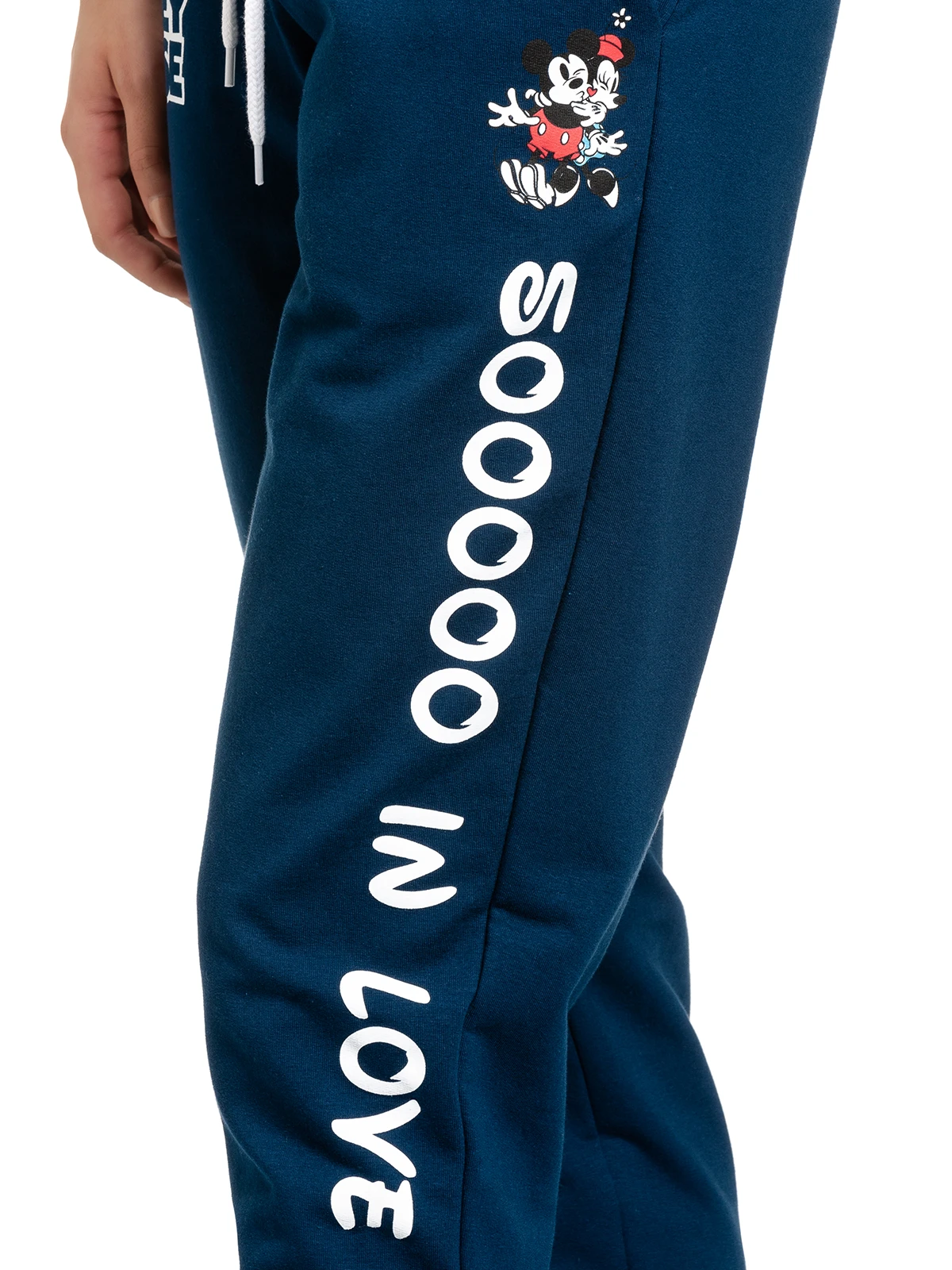 Mickey & Minnie Mouse Sooo In Love Damen Homewearpants Blau – Bild 6