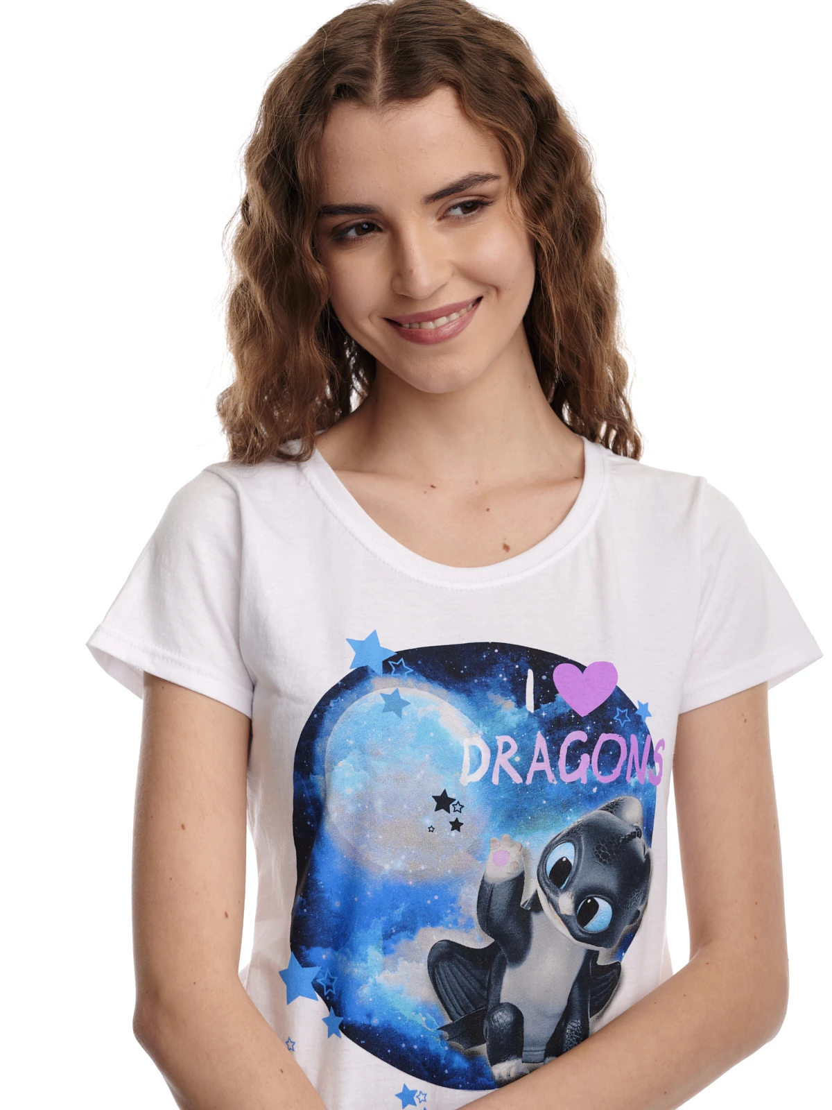 Dragons, Drachenzähmen Leicht Gemacht Moonlight Damen T-Shirt Weiss – Bild 5