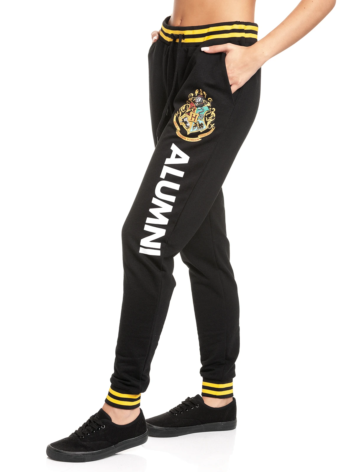 Harry Potter Hogwarts Damen Homewearpants Schwarz – Bild 4