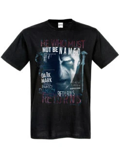 Harry Potter Who Must Not Be Named Herren T-Shirt Schwarz