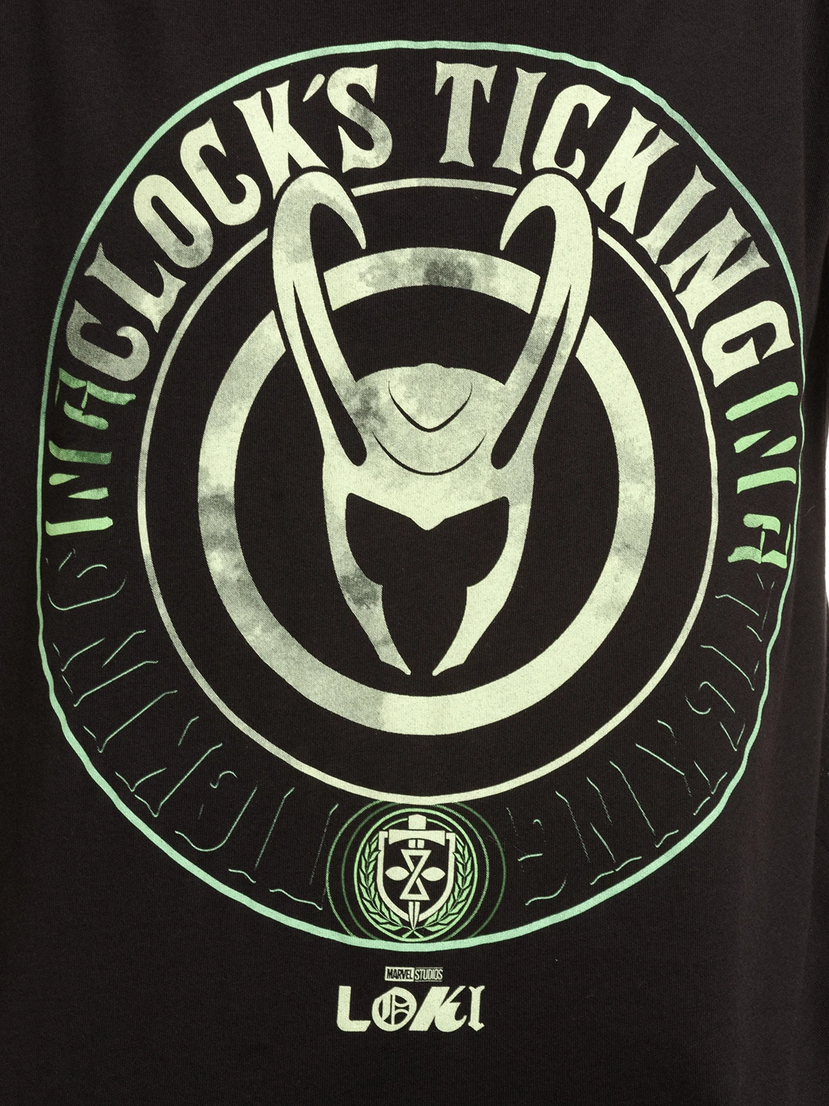 Loki Ticking Damen Loose-Shirt Schwarz – Bild 6