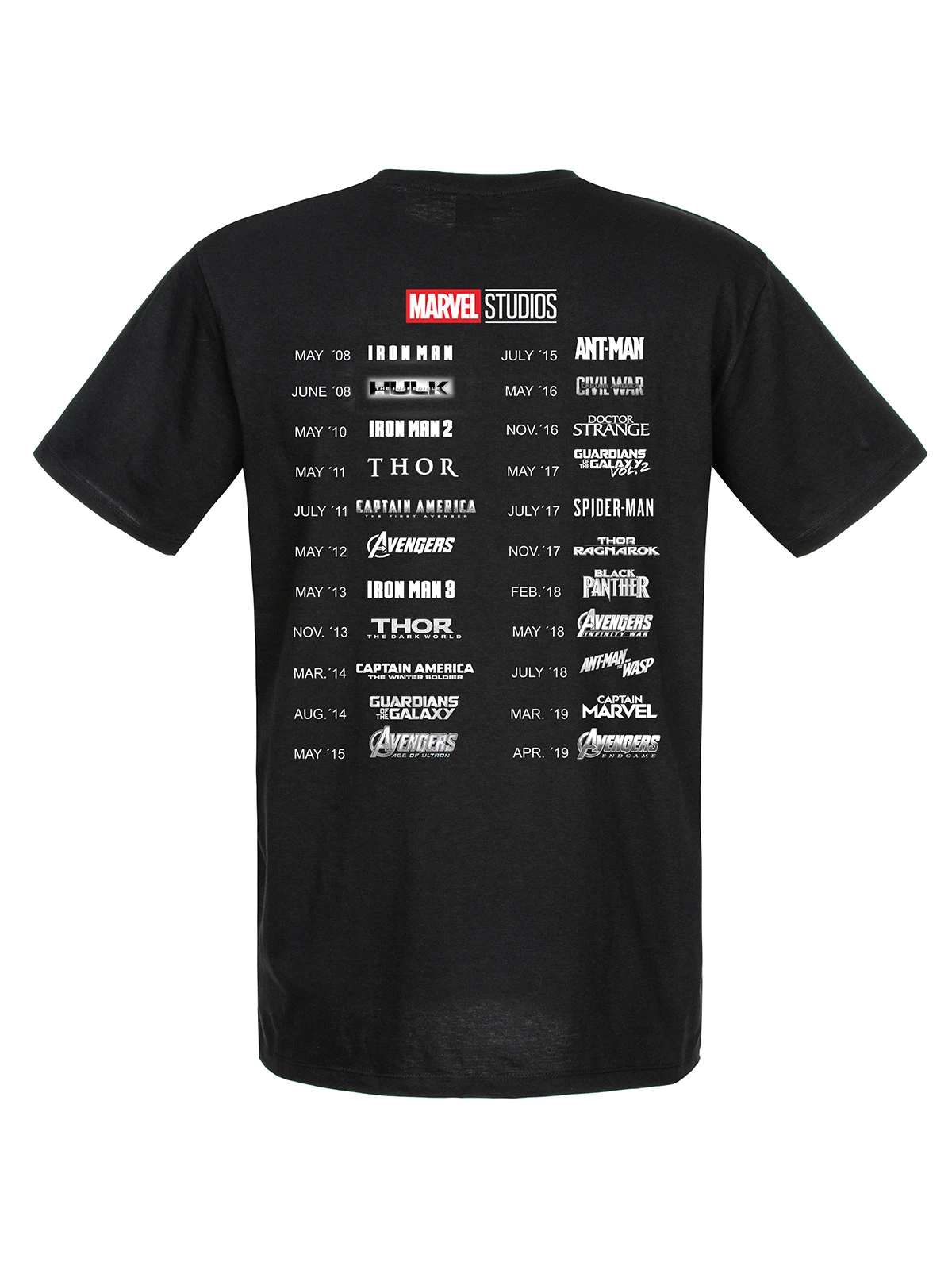 Marvel Fan T-Shirt Schwarz – Bild 8
