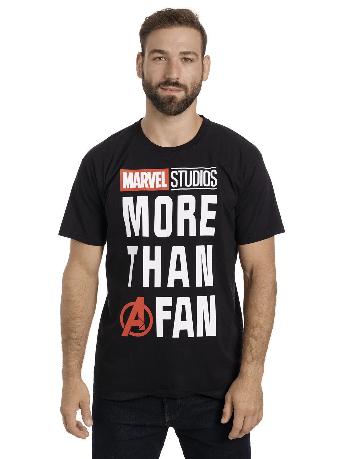 Marvel Fan T-Shirt Schwarz