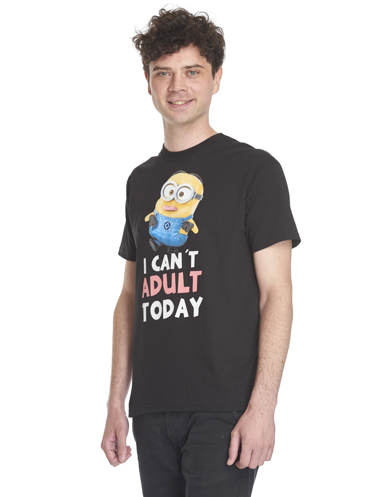 Minions Adult Herren T-Shirt Schwarz – Bild 8