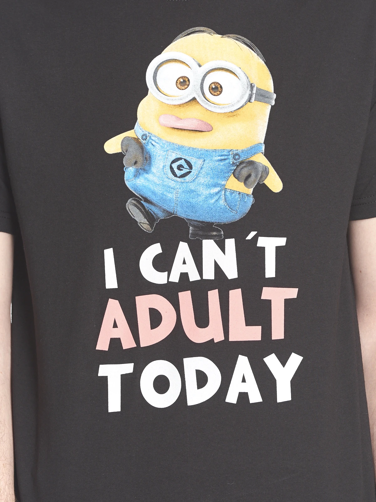 Minions Adult Herren T-Shirt Schwarz – Bild 9