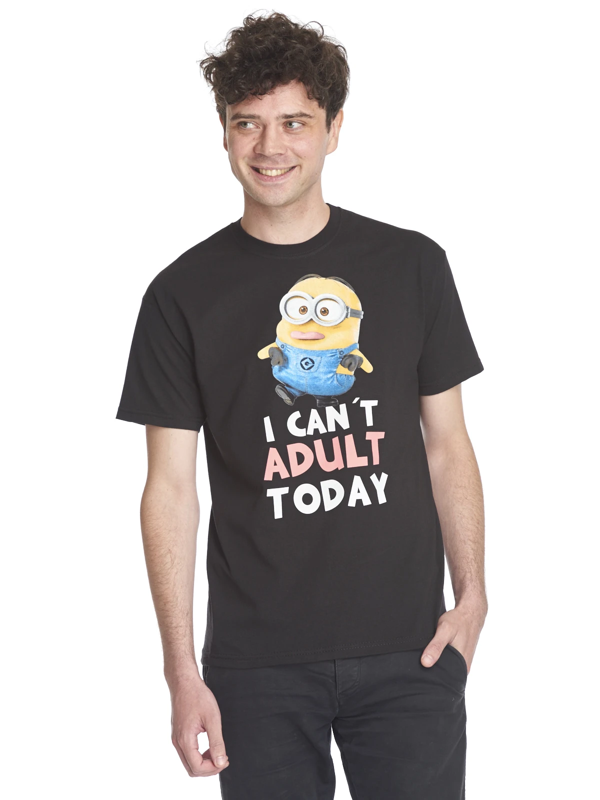 Minions Adult Herren T-Shirt Schwarz – Bild 10