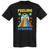 Minions Feeling Strange Herren T-Shirt Schwarz
