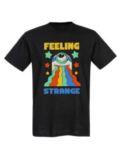 Minions Feeling Strange Herren T-Shirt Schwarz