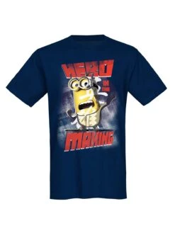 Minions Hero Herren T-Shirt Marine