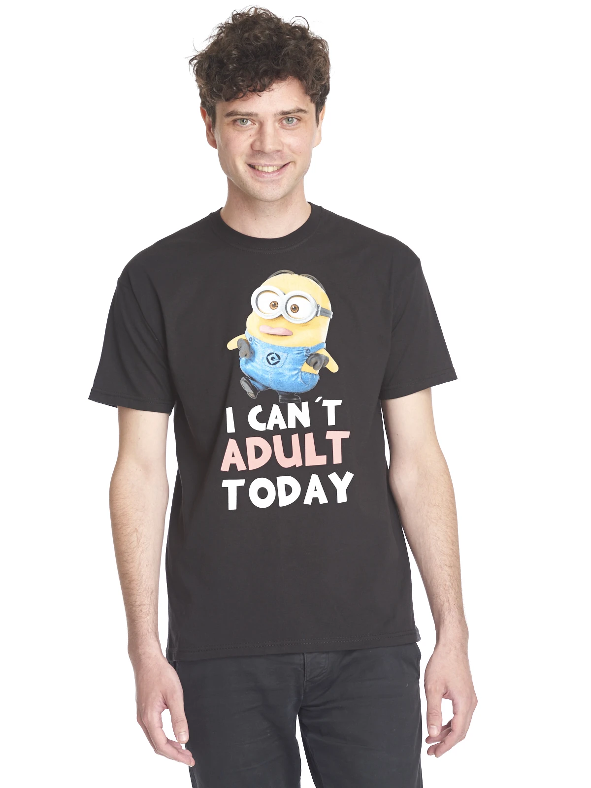 Minions Adult Herren T-Shirt Schwarz