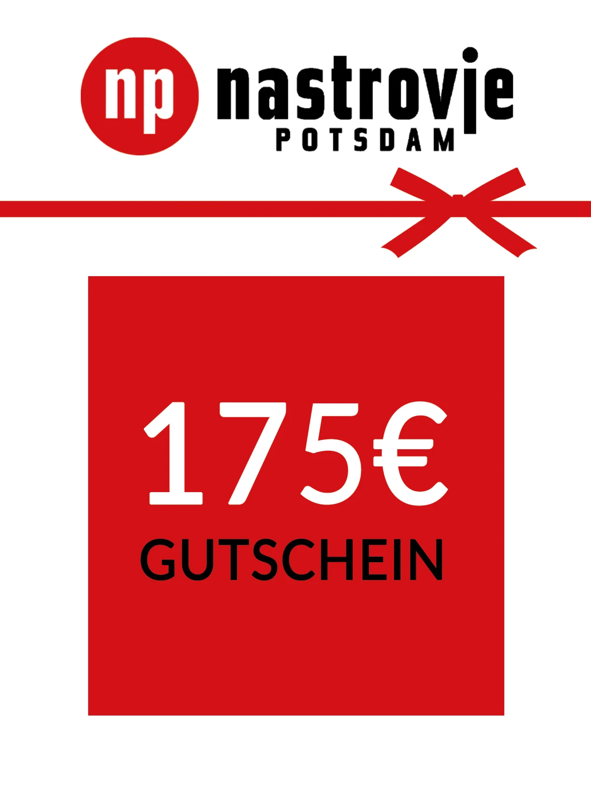 Nastrovje Potsdam Geschenkgutschein 175 EUR Deutsch