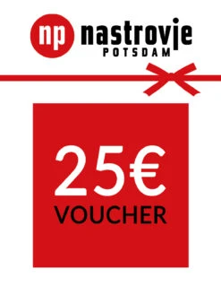 Nastrovje Potsdam Geschenkgutschein 25 EUR Englisch