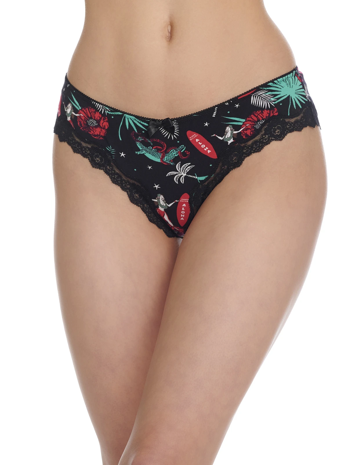 Pussy Deluxe Aloha Damen Slip-Set Mehrfarbig – Bild 8