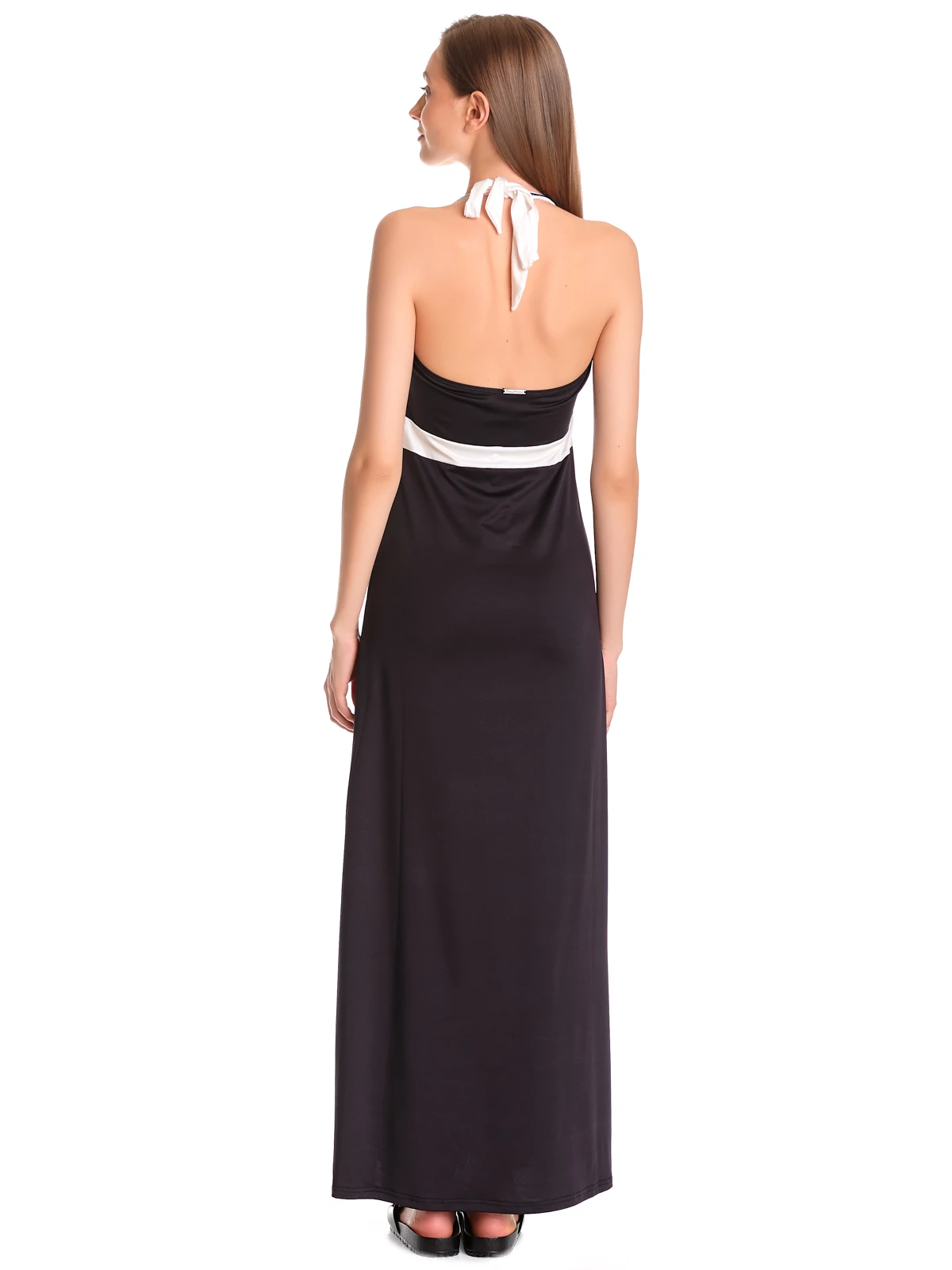 Pussy Deluxe Criss Cross Damen Strandkleid Schwarz/weiß - Image 3