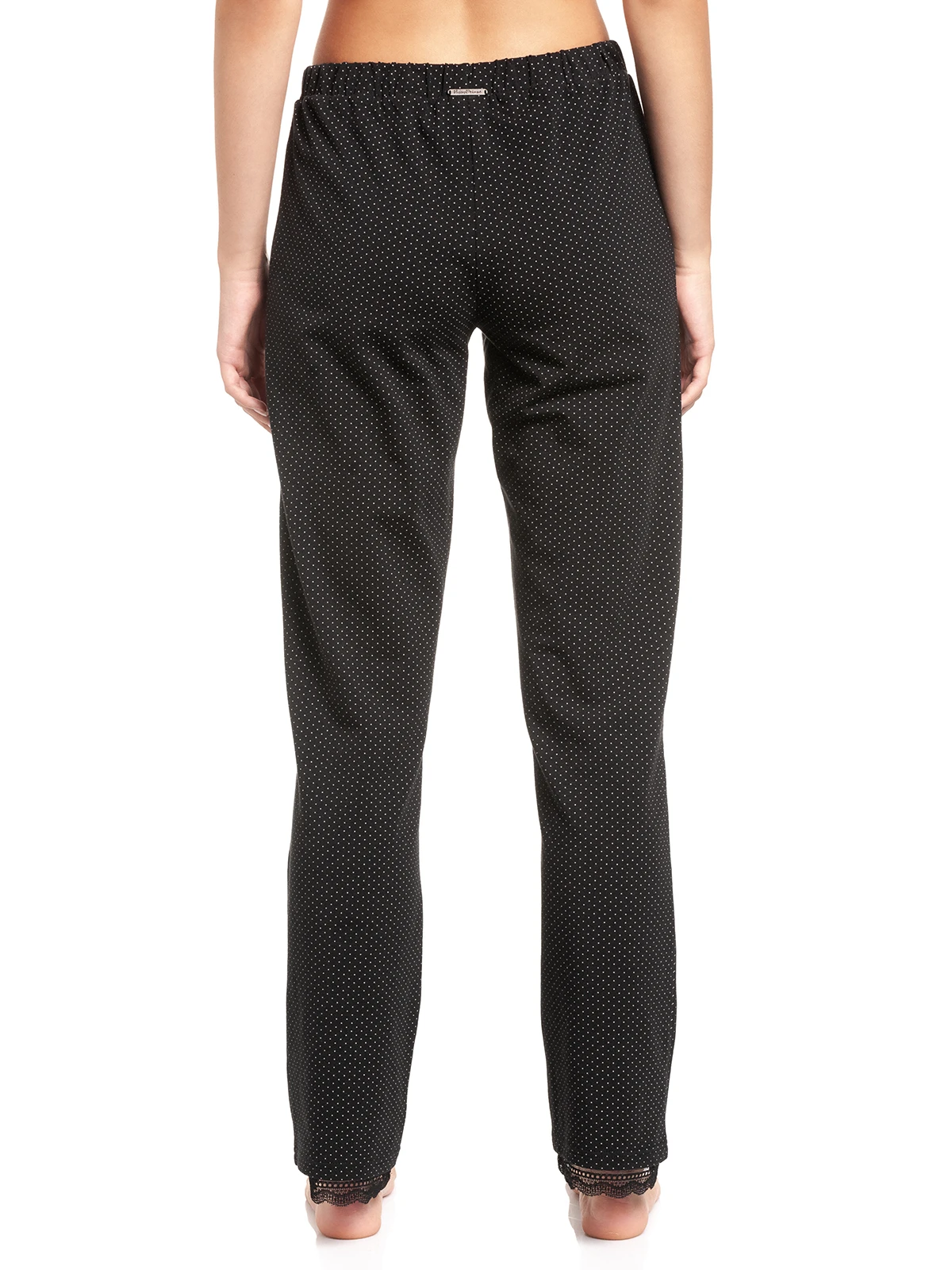 Pussy Deluxe Dotties Damen Schlafhose Schwarz Allover - Image 3