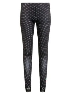 Pussy Deluxe Dotties Damen Leggings Schwarz Allover