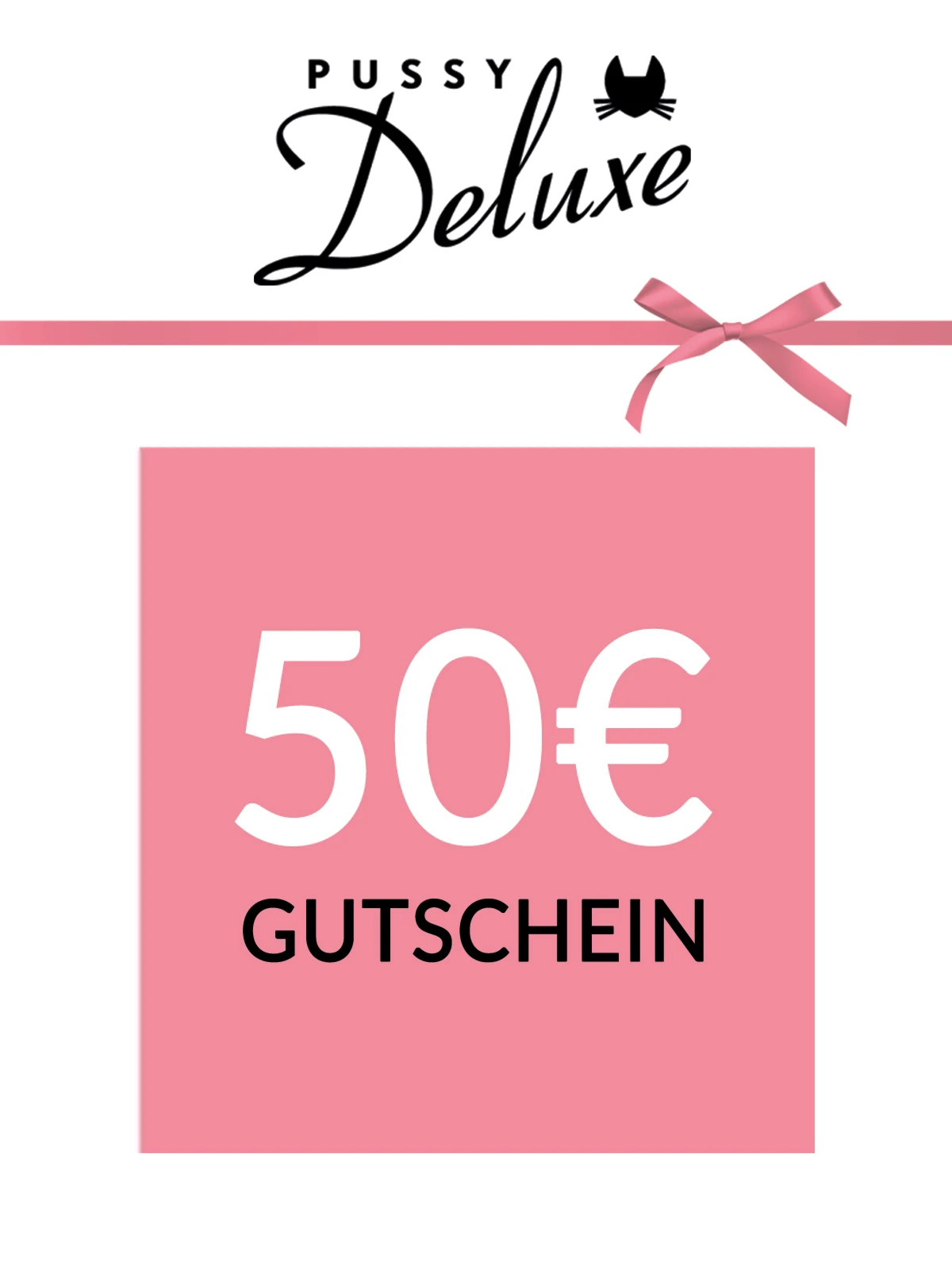 Pussy Deluxe Geschenkgutschein 50 EUR Deutsch