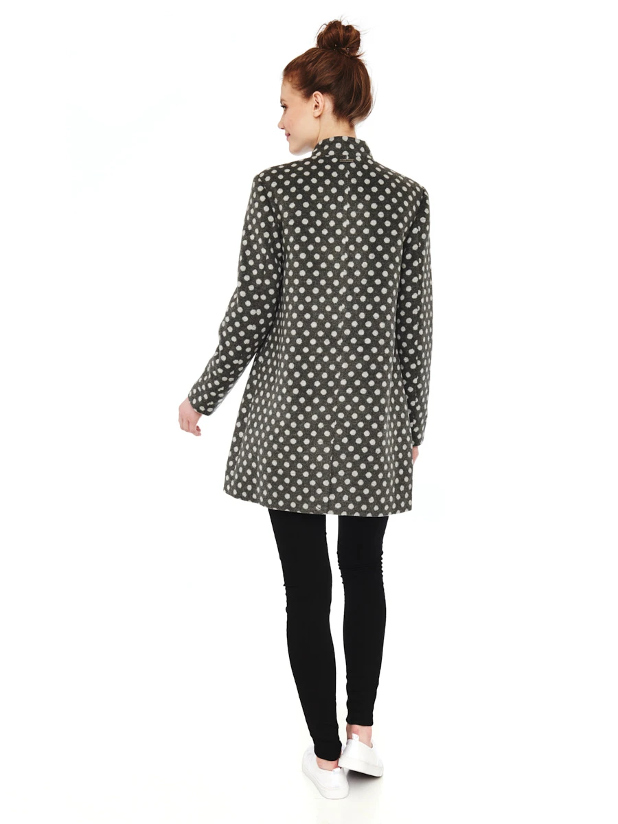 Pussy Deluxe Dotties Kurzmantel Grau - Image 6