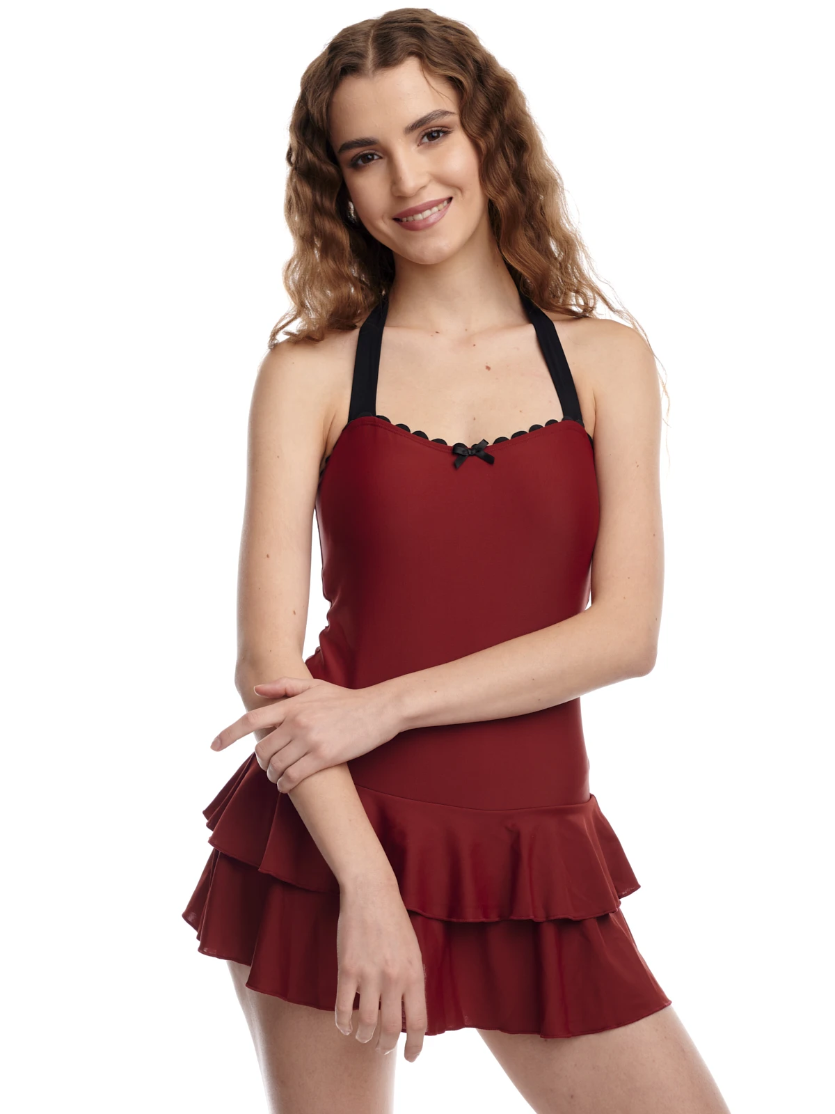 Pussy Deluxe Red Lovers Damen Badeanzug Rot – Bild 7