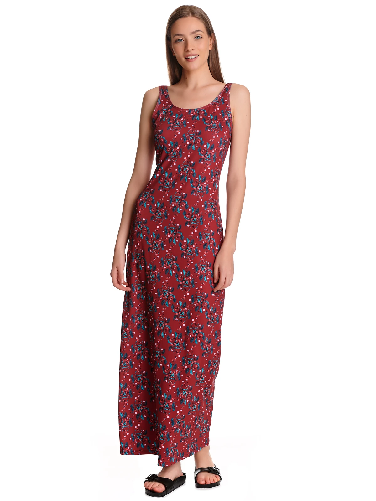 Pussy Deluxe Wild Cherry Damen Strandkleid Rot Allover – Bild 2