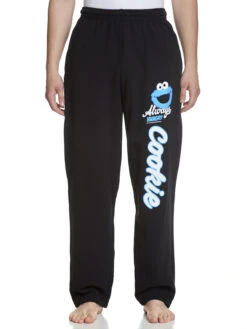 Sesamstrasse Cookie Monster Herren Jogginghose Schwarz