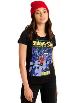 Shang-Chi Comic T-Shirt Damen T-Shirt Schwarz