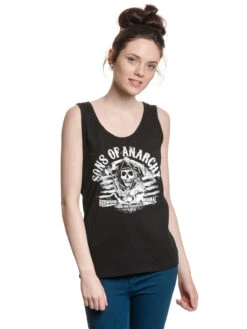 Sons Of Anarchy Charming California Tank Top Female Black