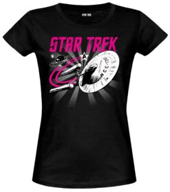 Star Trek Adventure Damen T-Shirt Schwarz