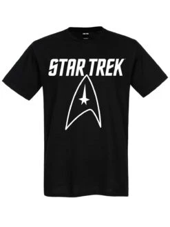 Star Trek Big Logo Herren T-Shirt Schwarz