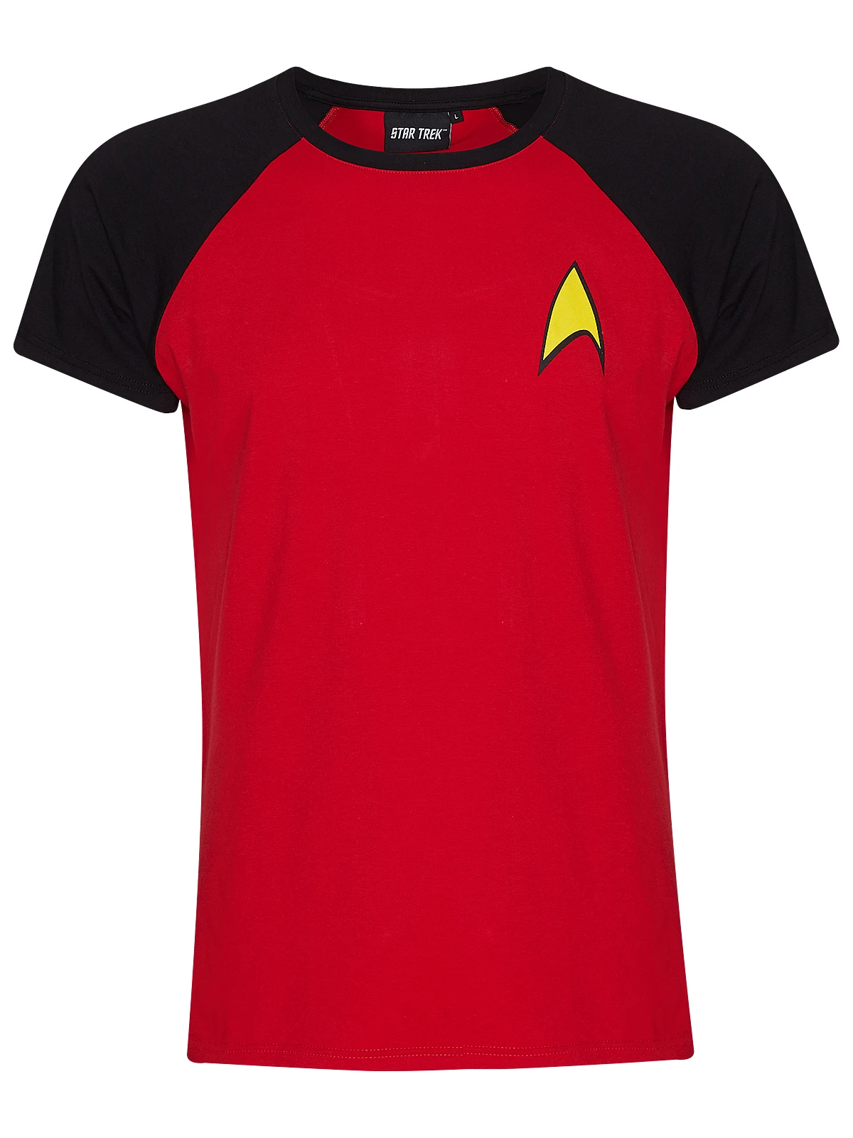 Star Trek Symbol Herren T-Shirt Rot/schwarz