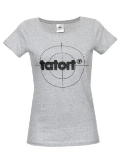 Tatort Tatort Classic Damen T-Shirt Grau Meliert