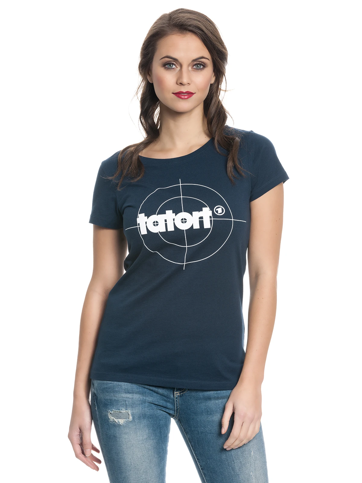 Tatort Tatort Classic Damen T-Shirt Dunkelblau – Bild 4