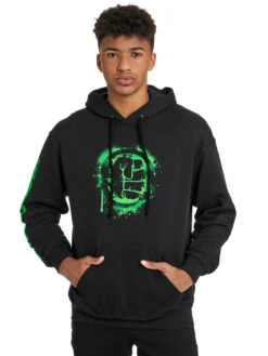 The Hulk Fist Herren Kapuzensweatshirt Schwarz