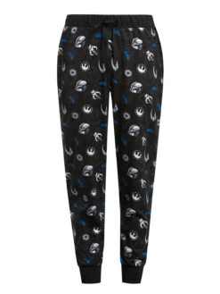 The Mandalorian The Way Herren Pyjamahose Schwarz Allover