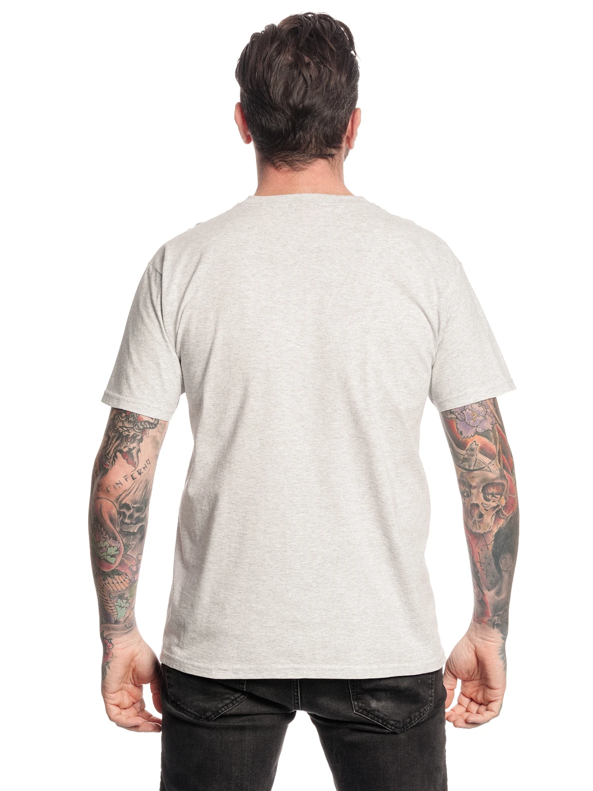 The Muppets Waldorf & Statler Herren T-Shirt Grau Meliert – Bild 2