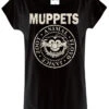 The Muppets R'N'R Damen Loose-Shirt Schwarz
