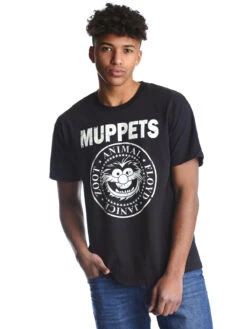 The Muppets R'N'R Herren T-Shirt Schwarz