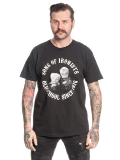 The Muppets Waldorf & Statler Herren T-Shirt Schwarz