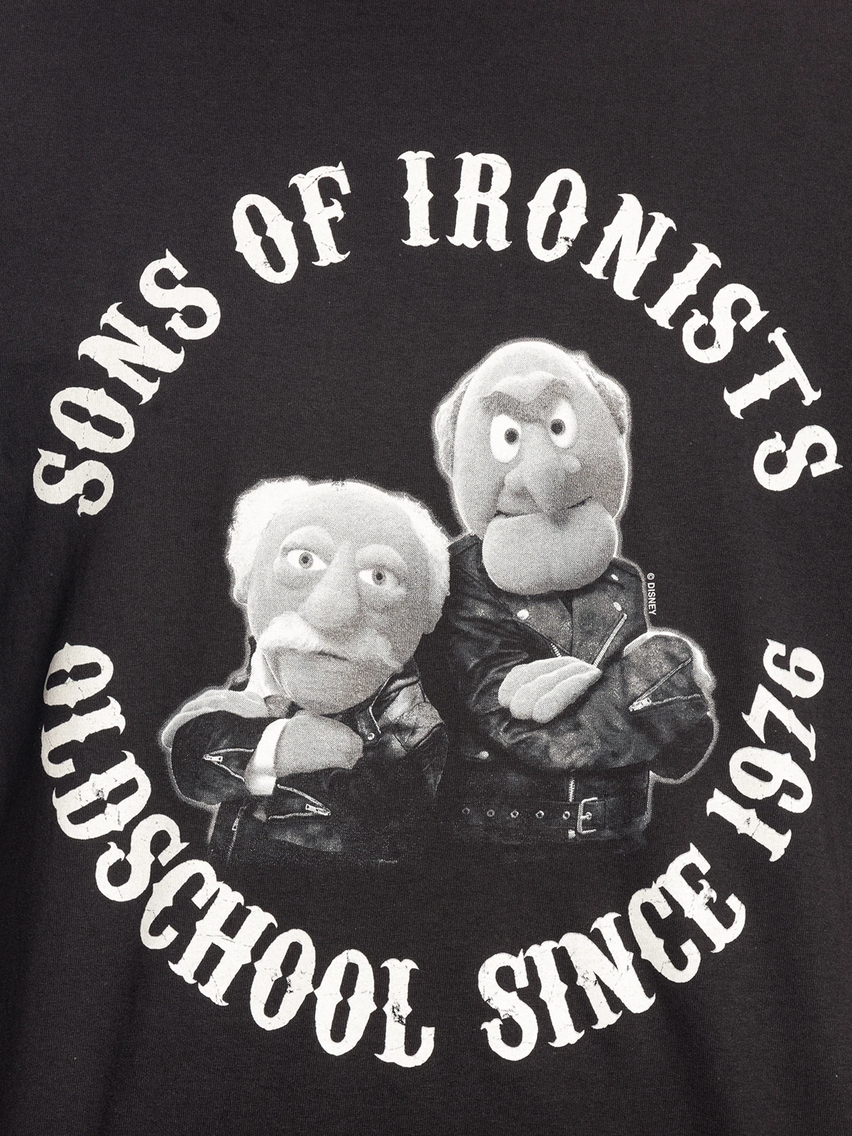 The Muppets Waldorf & Statler Herren T-Shirt Schwarz – Bild 4