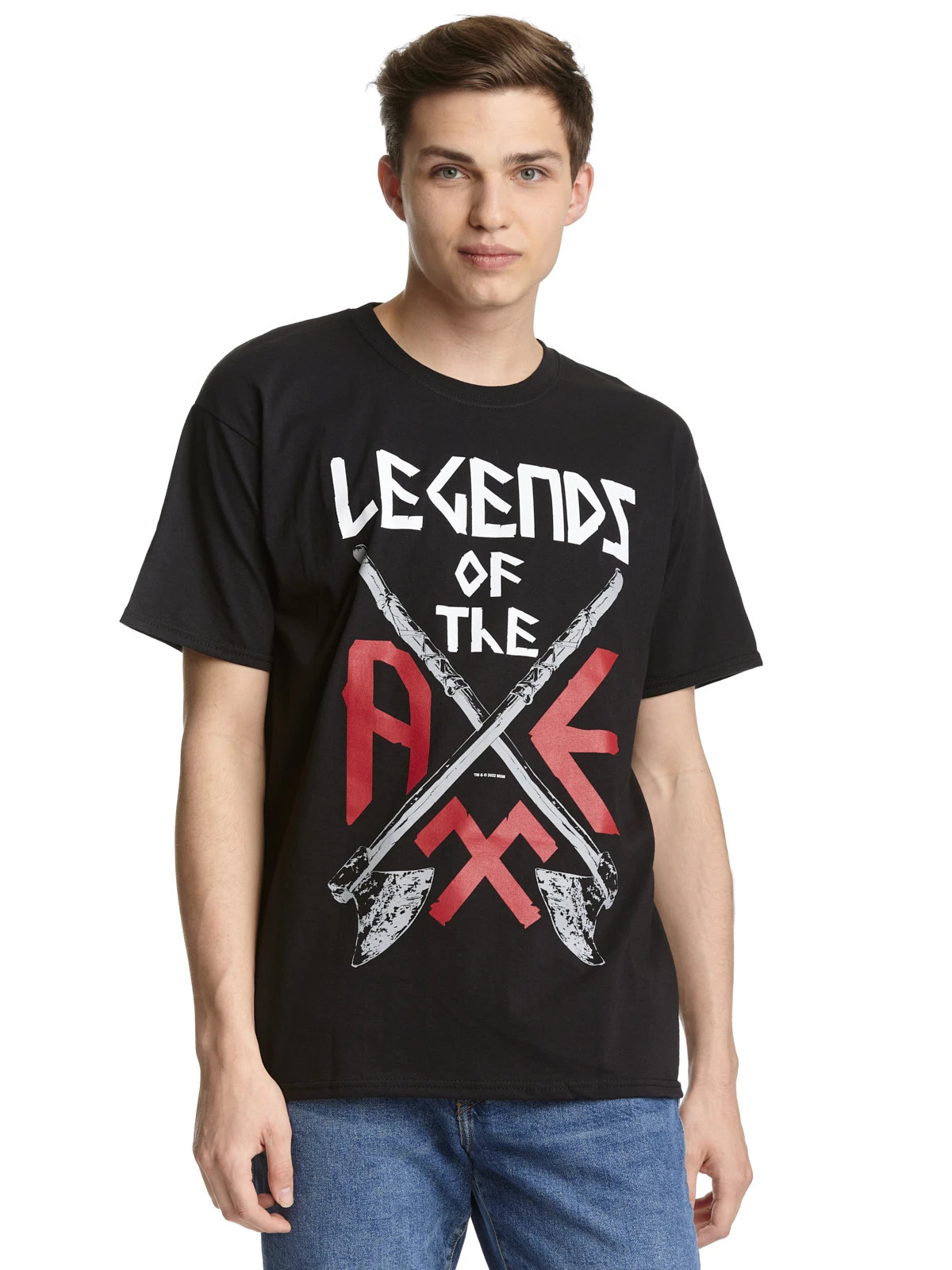 Vikings Valhalla Legends Of The Axe Herren T-Shirt Schwarz – Bild 2