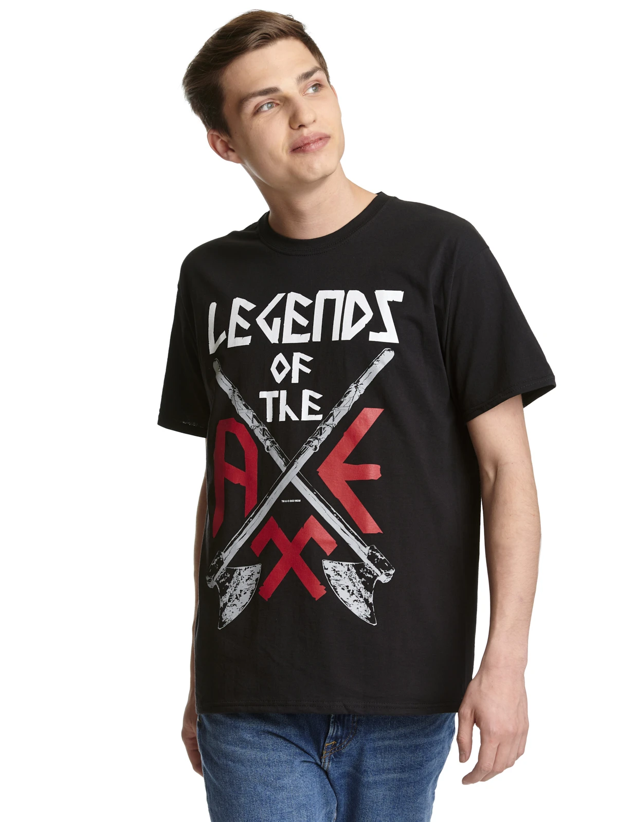 Vikings Valhalla Legends Of The Axe Herren T-Shirt Schwarz – Bild 7