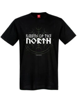 Vikings Valhalla Raiders Of The North Herren T-Shirt Schwarz
