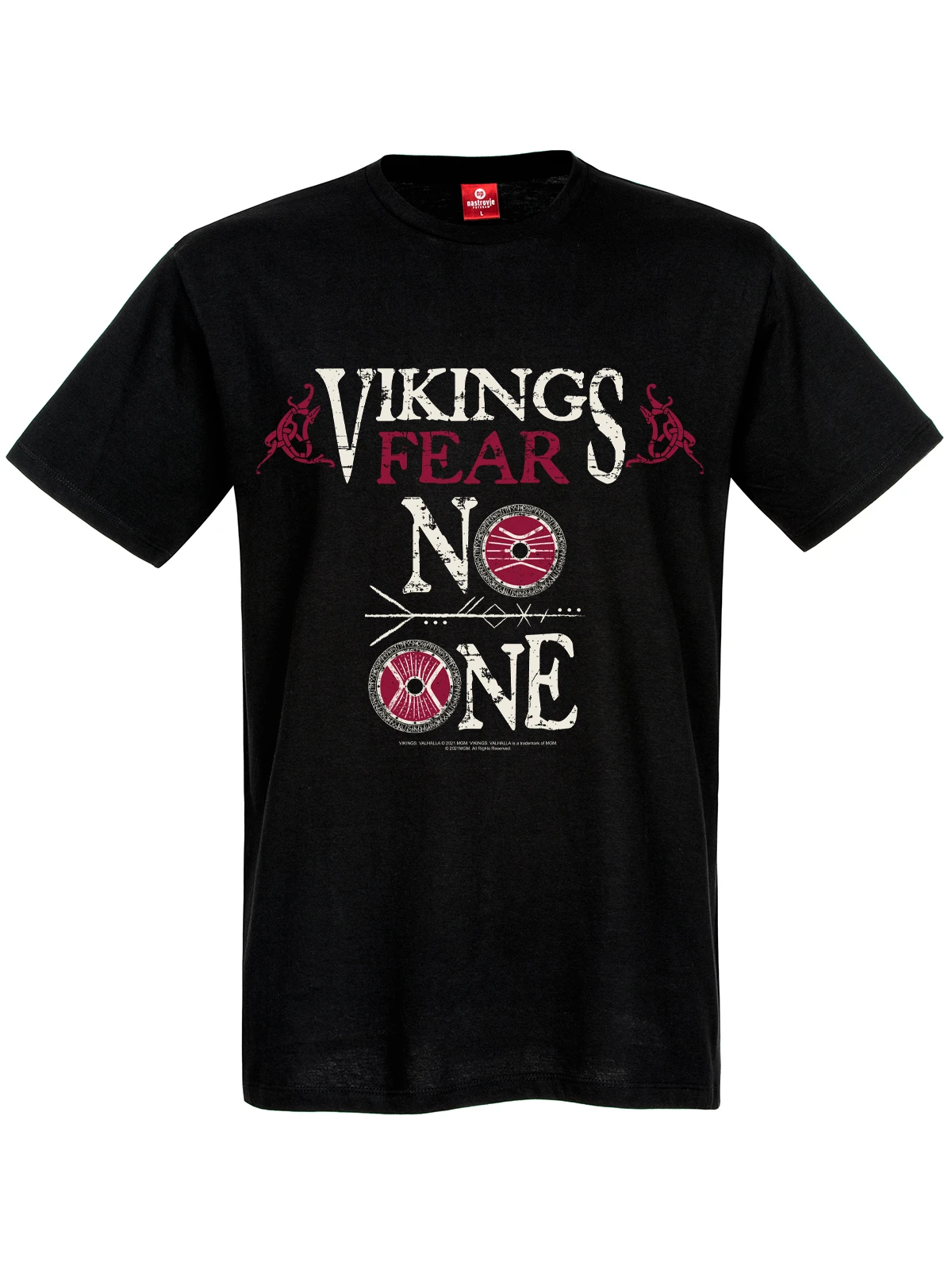 Vikings Valhalla Vikings Fear No One Herren T-Shirt Schwarz