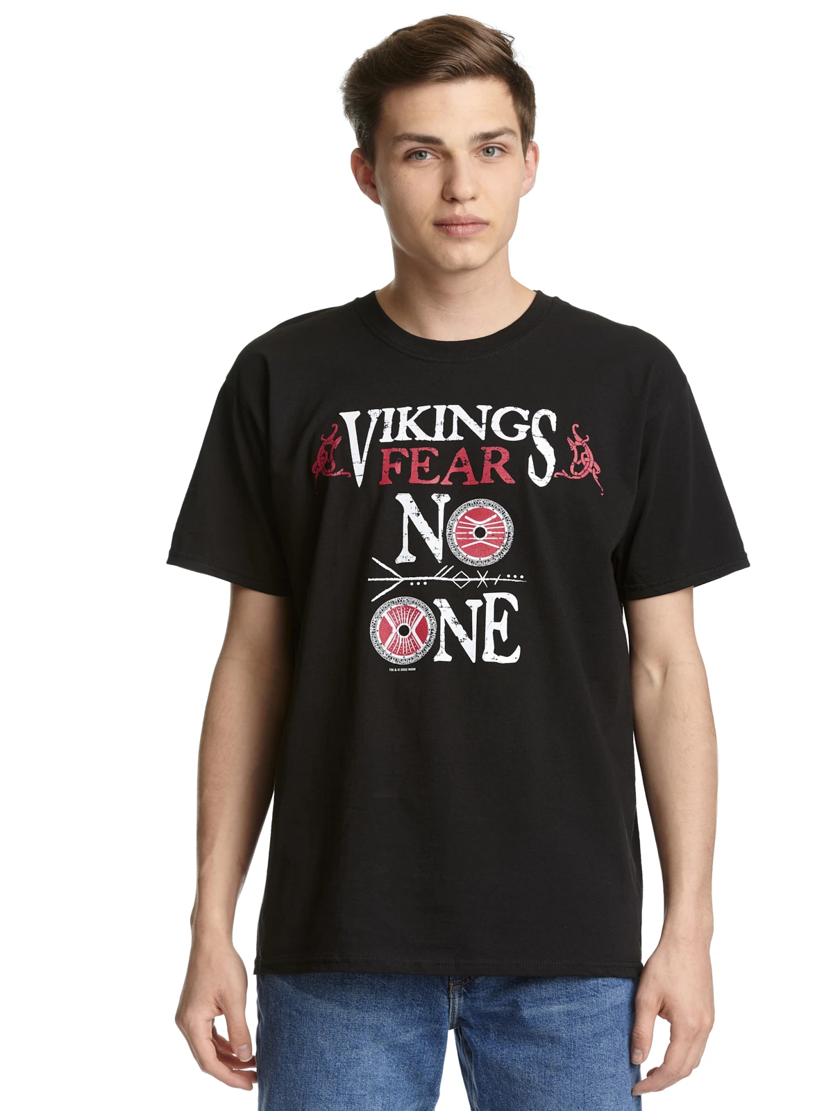 Vikings Valhalla Vikings Fear No One Herren T-Shirt Schwarz – Bild 2