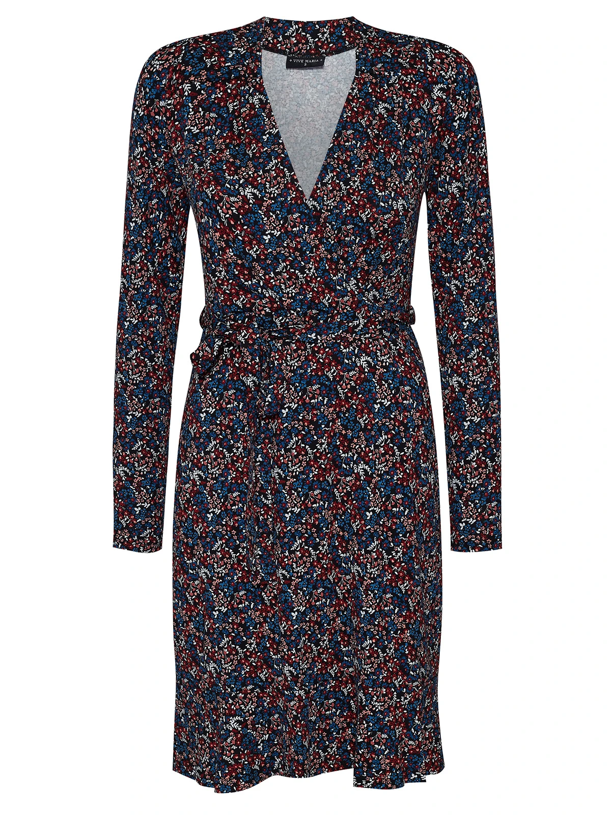 Vive Maria Amelie Flower Damen A-Linien-Kleid Schwarz Allover – Bild 2